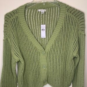 American Eagle New button down Cardigan green Women’s Small